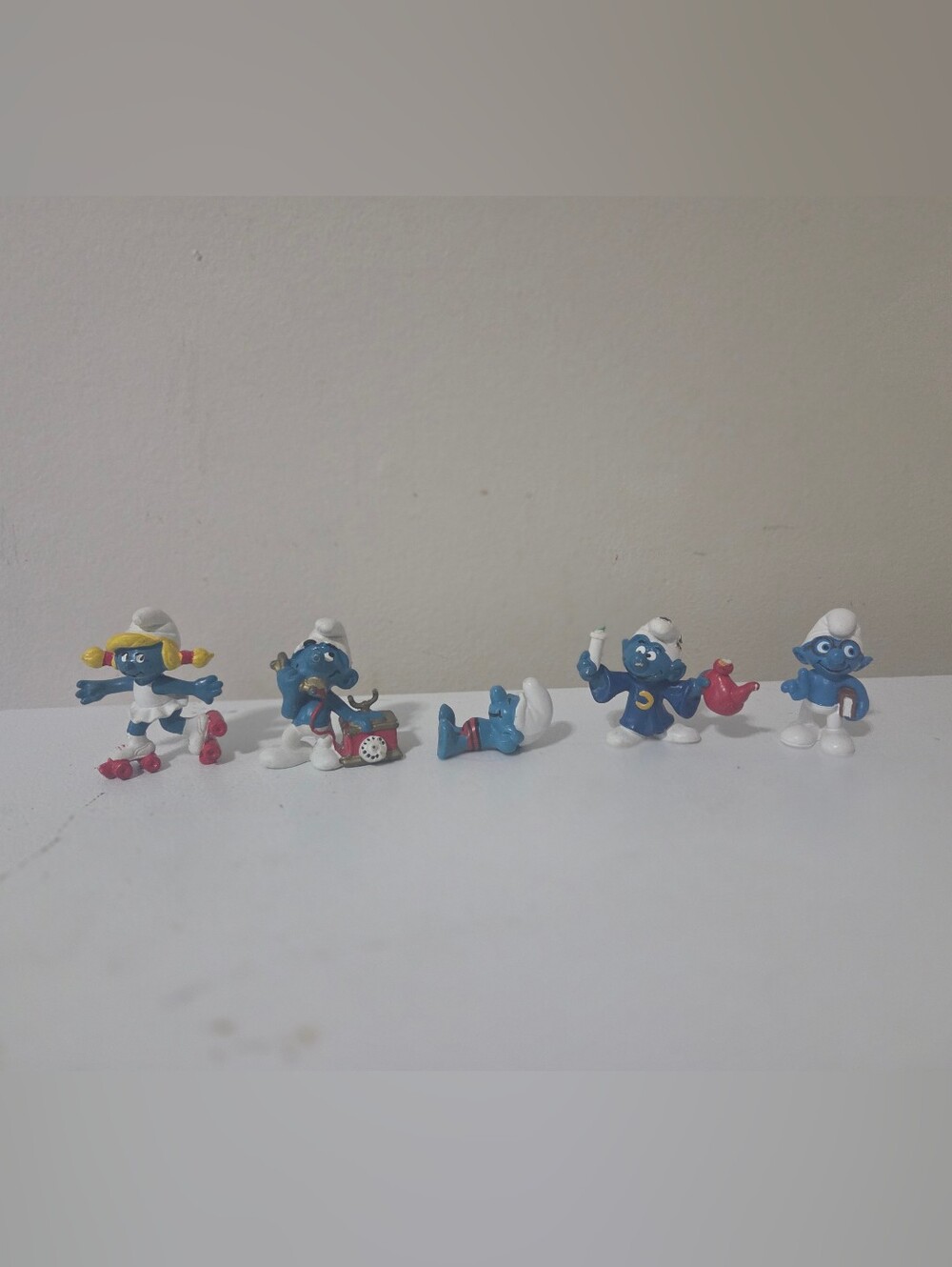 Vintage Smurfs Set Of 5